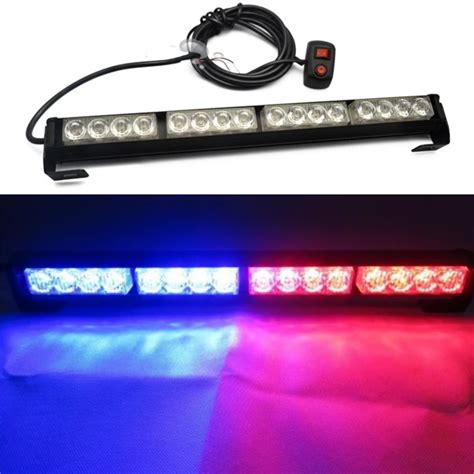 Super Bright 12V 16LED Car Vehicle Emergency Flashing Warning LED Light ...