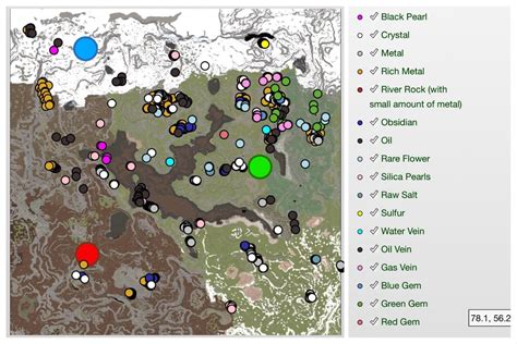 Valguero Resource Map : r/arkps4