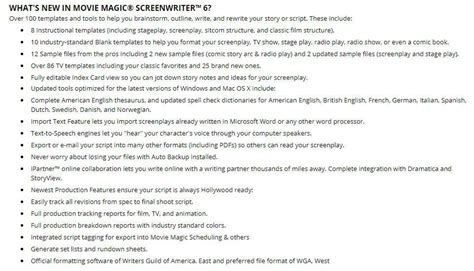 Movie Magic Screenwriter Pricing, Features, and Reviews (Nov 2024)