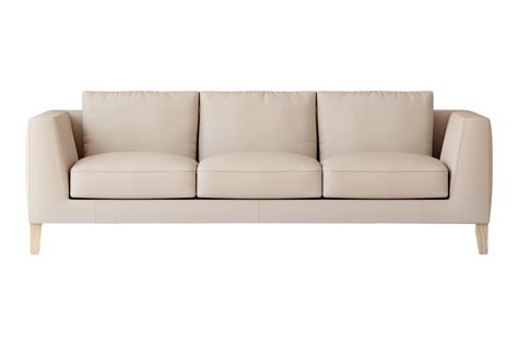 Beige sofa isolated on a transparent background 22025108 PNG