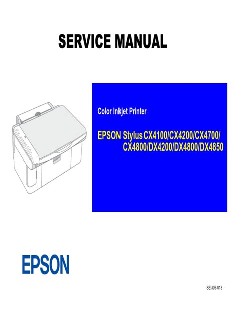 CX4700 (Epson-1958) Sevice Manual PDF | PDF | Image Scanner | Secure ...