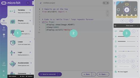 micro:bit Python Editor guide : Help & Support