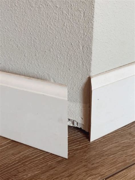 cut baseboard angles - cut outside corners for baseboards | NEVER SKIP ...