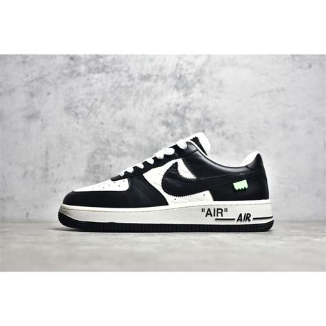 Louis Vuitton Nike Air Force 1 White Black