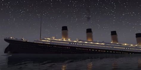 Great example of animation info delivery. Titanic sinks in real time ...