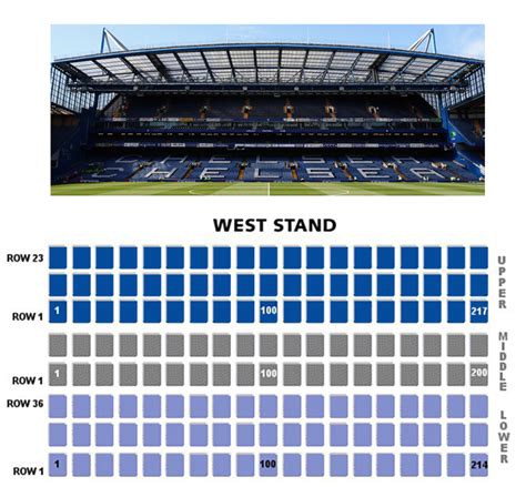 Seating Plan | Official Site | Chelsea Football Club