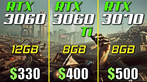 RTX 3060 vs. RTX 3060 Ti vs. RTX 3070 - YouTube