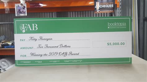 Custom Novelty Big Cheques - Gallery