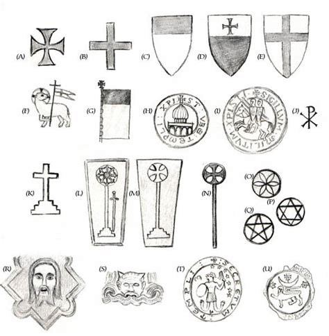 Gordon Napier History: Templar Symbols