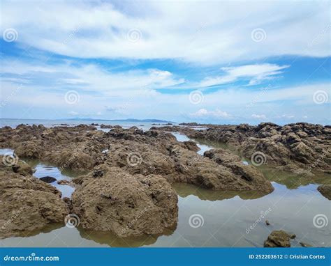 Tropical beaches of Panama stock photo. Image of cape - 252203612