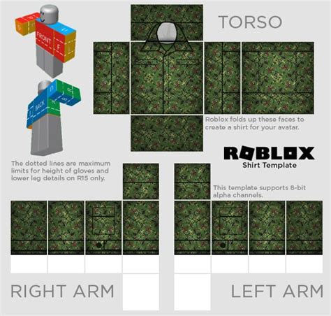 Roblox Army Uniform Template