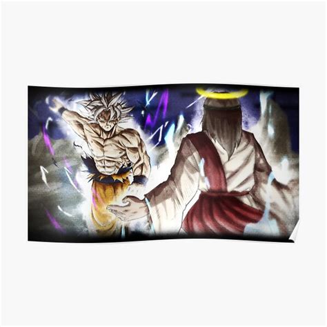 "Son-Goku vs Jesus Christ" Poster for Sale by Koiketo | Redbubble