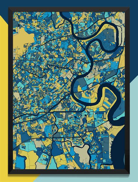 ($24) Modern Map Art Prints Amazingly detailed, modern maps transformed ...