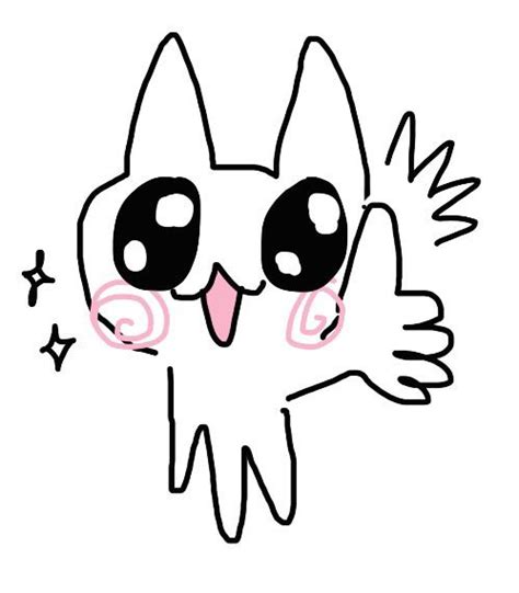 cutie cat thumbs up!! in 2024 | Funny doodles, Drawing meme, Goofy drawing