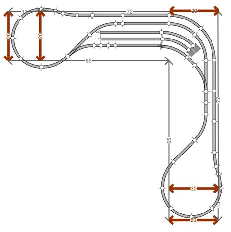 L shaped desk shelf N scale layout brainstorming - Layout Planning ...