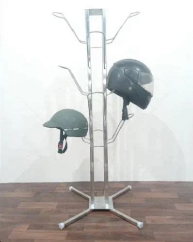 Stainless Steel Helmet Stand at Rs 3999/piece | हेलमेट स्टैंड in ...