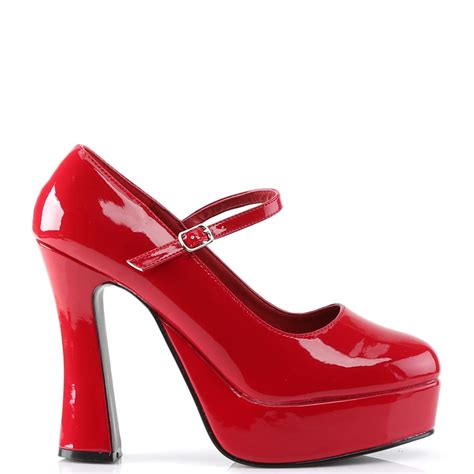 Dolly-50 Red Platform Heels • Immoral Fashion