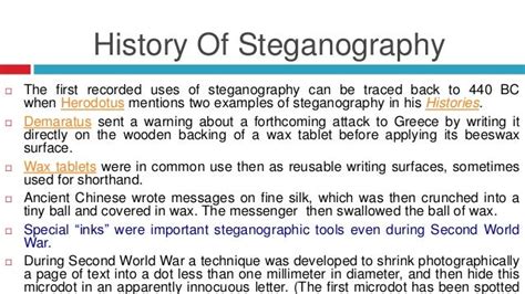 Steganography