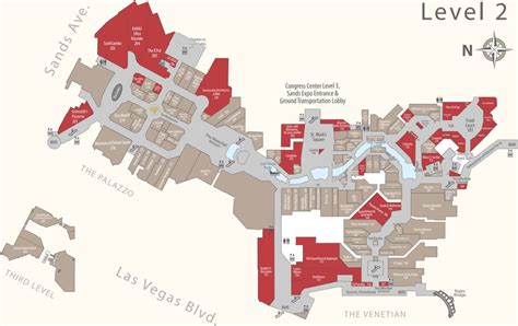 Venetian Hotel Map - Vegas Food & Fun