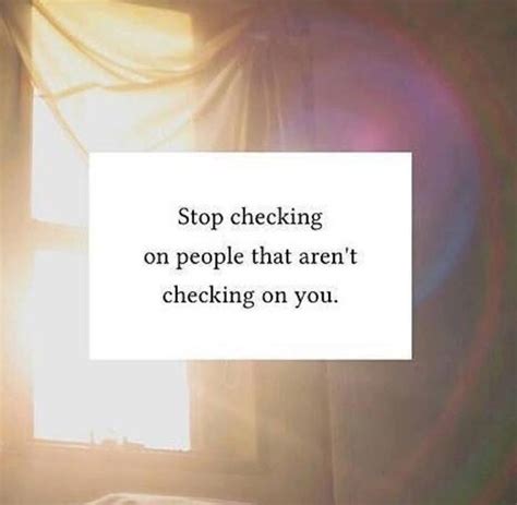 Checking In Quote