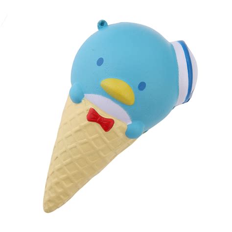 Buy Jumbo Slow Rising Tuxedosam Penguin Ice Cream Cone Squishy at ...