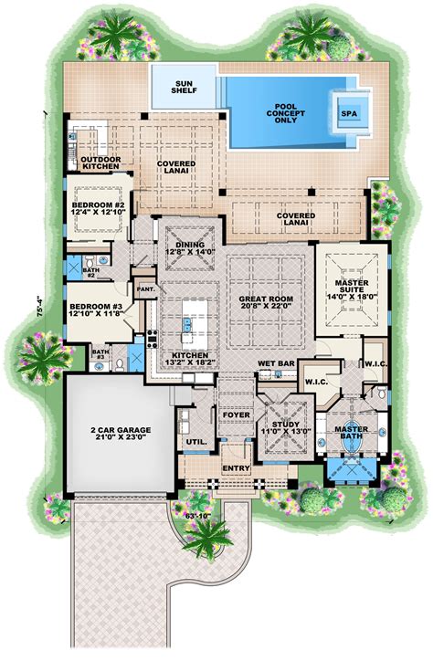 Single Story Ultra Modern House Floor Plans / There is some overlap ...