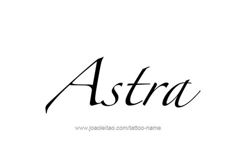 Astra Mythology Name Tattoo Designs - Page 3 of 5 - Tattoos with Names