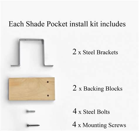 Zontractor Pack - Lutron 7 x 11 - 50 kits – Shadepocketbracket