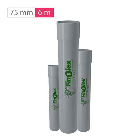 Finolex Selfit 75mm 6meter 6kg/cm2 PVC U Agriculture Pipe | mykit | Buy ...