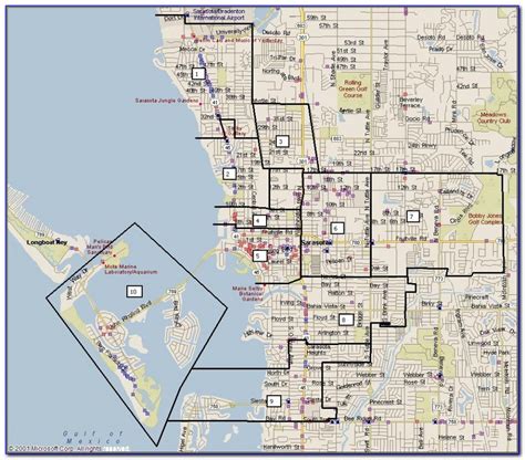 Map Of Sarasota Florida And Surrounding Area - Printable Maps