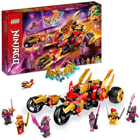 LEGO NINJAGO Kai's Golden Dragon Raider Car Toy Set 71773 review | 9.0 / 10