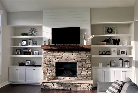 Fireplace With Built In Cabinets - fireplacenow.co