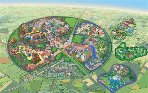 Disneyland Paris Map