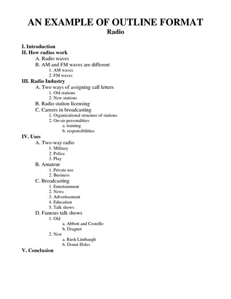 Apa Outline Template Google Docs