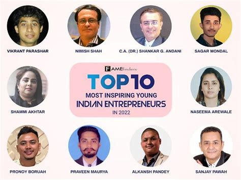 India's Top 10 Most Inspiring Young Entrepreneurs of the year 2022 ...