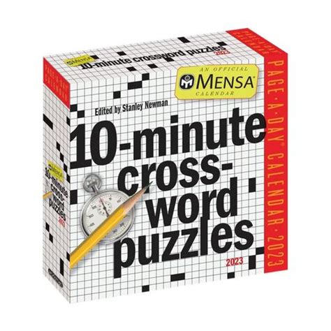 Whole Earth Provision Co. | Mensa 10-Minute Crossword Puzzles Page-A ...