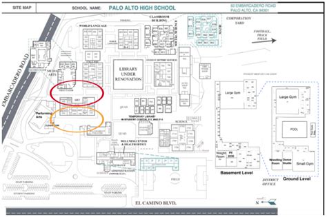 Gunn High School Map - Living Room Design 2020