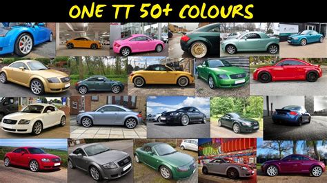 Audi TT Mk1 Factory Colours 50+ - YouTube