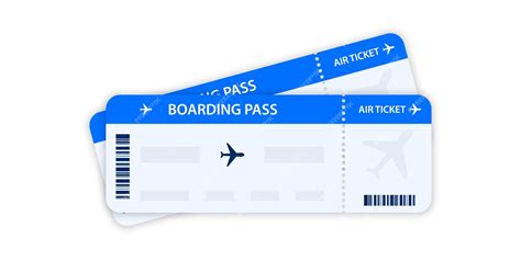 Premium Vector | Airplane tickets Boarding pass tickets template Plane ...