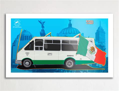 Pesero de la Ciudad de México Vector car illustration on Behance