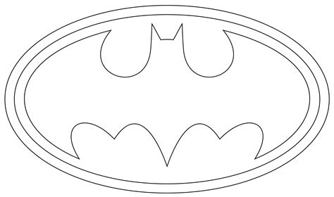 Batman Outline Pictures – Clipartix