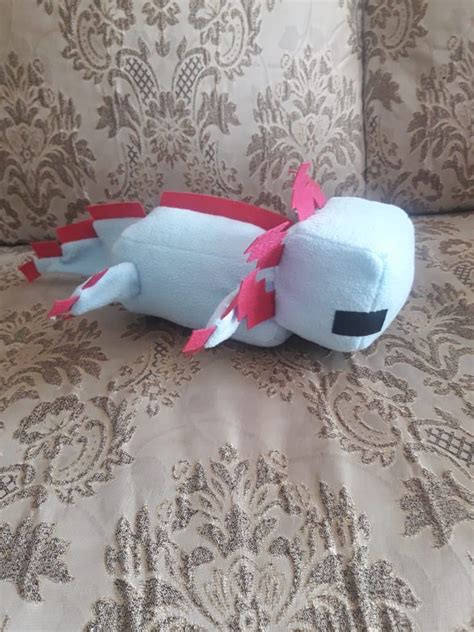 Minecraft Axolotl plush Blue Pink Yellow Brown Stuffed | Etsy