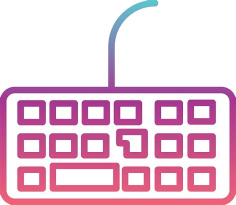 Keyboard Vector Icon 16819917 Vector Art at Vecteezy