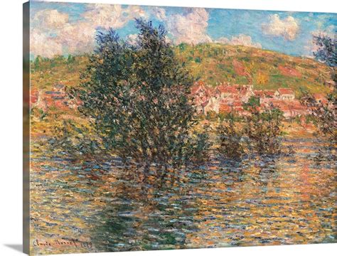 Vetheuil, View from Lavacourt, by Claude Monet, 1879. Musee d'Orsay ...