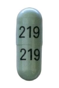 219 219 Pill Green Capsule/Oblong - Pill Identifier