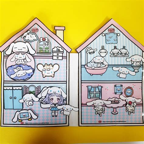 Diy Cute Cinnamoroll Paper House Paper Craft Sanrio Crafts Art – NBKomputer