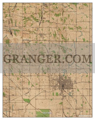 Image of USA TIMELESS MAPS. Linton, Indiana, Map 1940, 1:24000, United ...