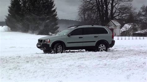 VOLVO XC90 2,5T AWD - snow ride - drifting - YouTube