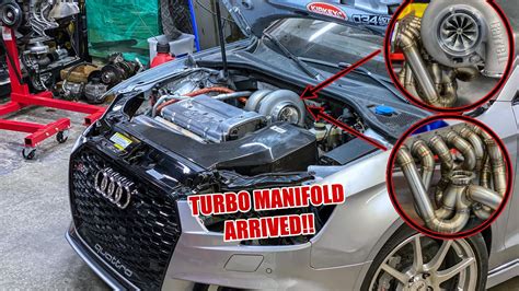 VR6 AUDI RS3 TURBO MANIFOLD ARRIVED!!! - YouTube