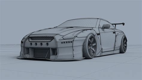 Nissan Gtr R35 Drawing at PaintingValley.com | Explore collection of ...